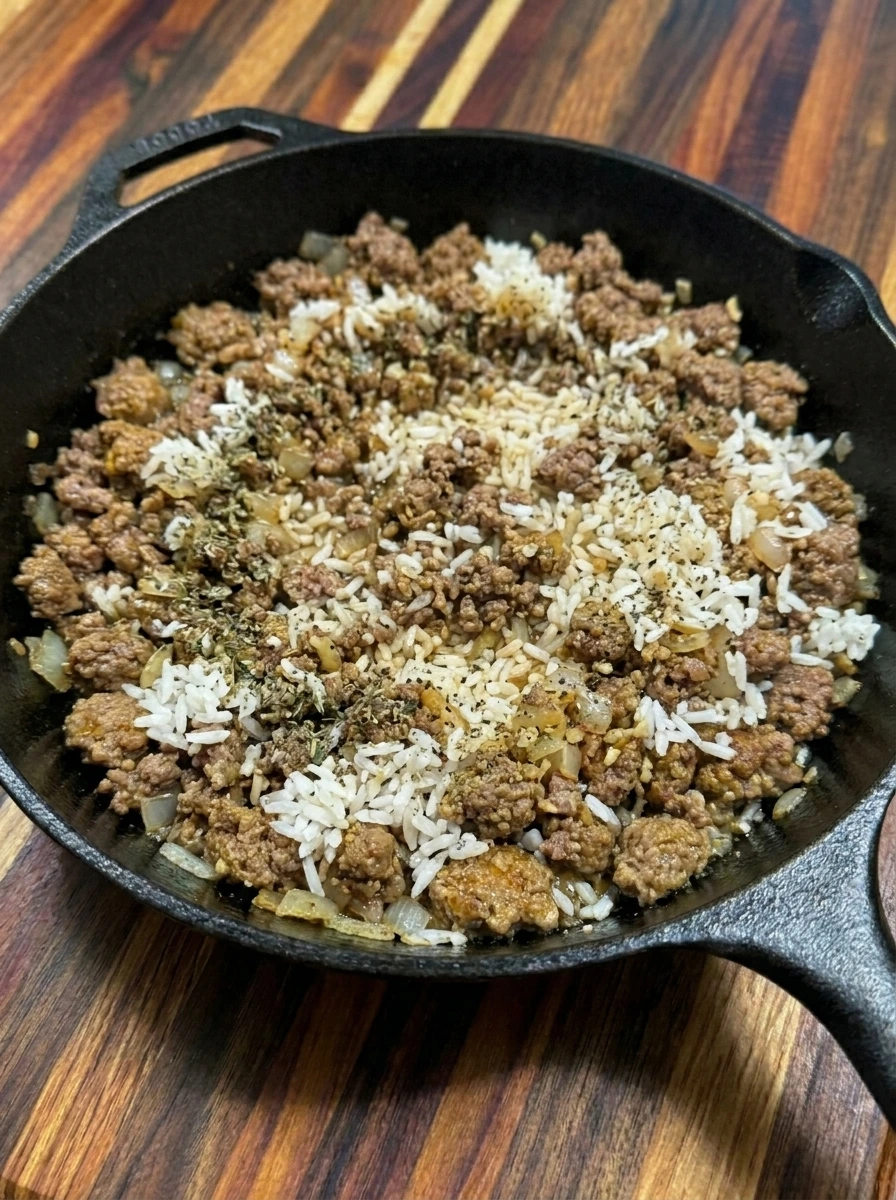 beef and rice filling for banana pepper recipe