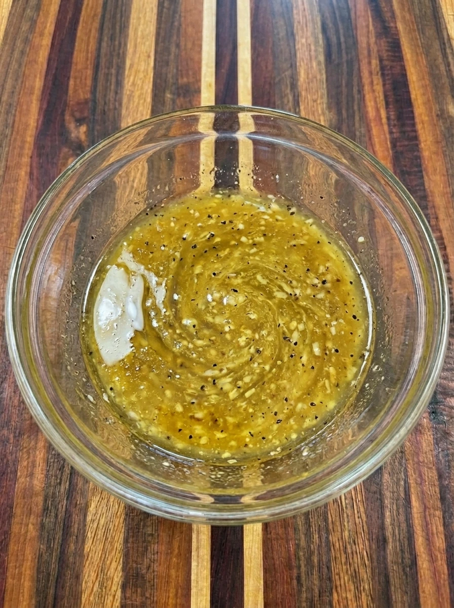 Lemon herb dressing for Grilled Zucchini Chickpea Salad