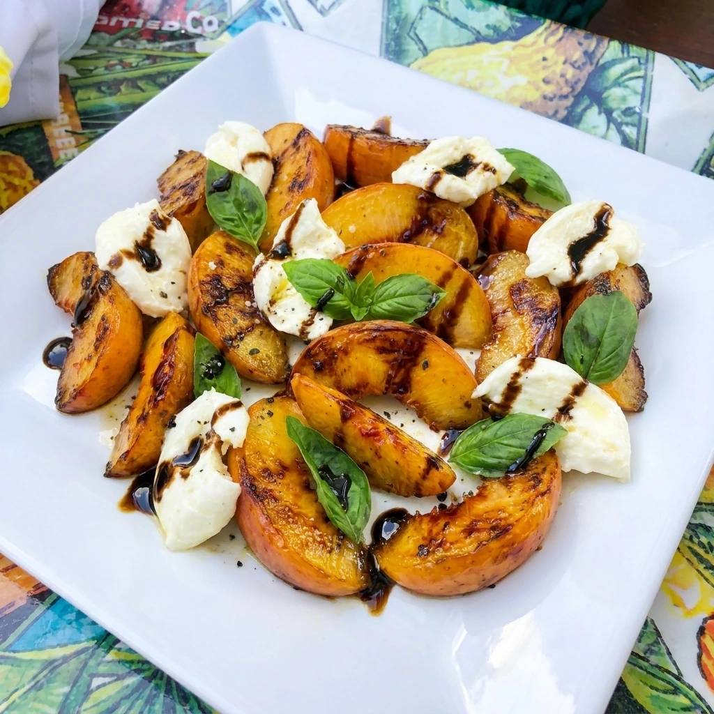 Peach Caprese Salad