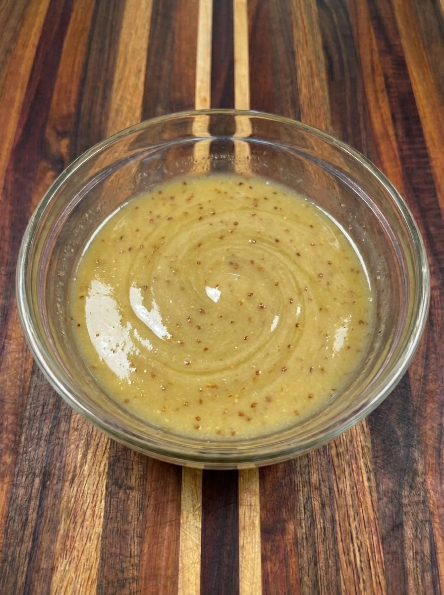 Honey lemon dressing for Peach Quinoa Bowl