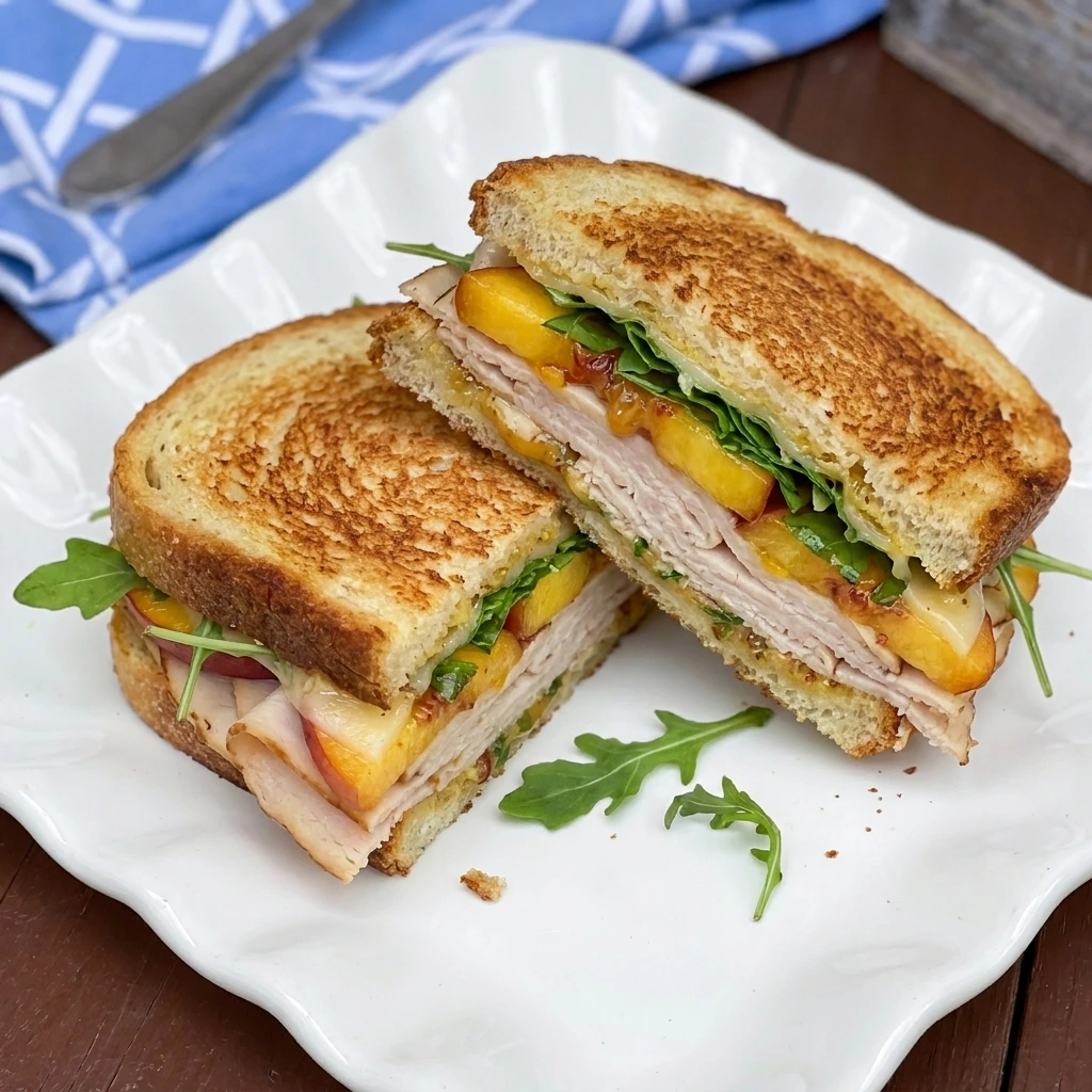 Peach Turkey Sandwich