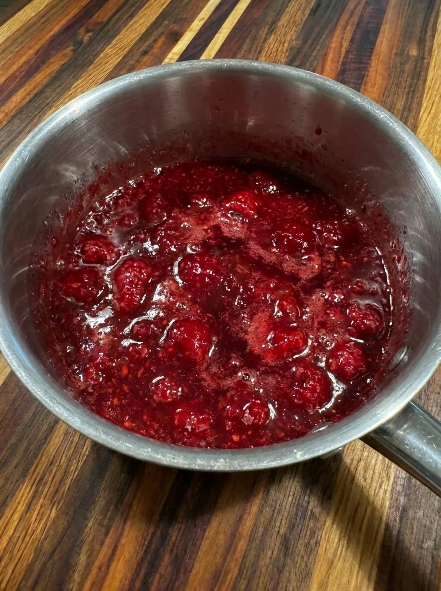 Thick raspberry filling for Raspberry Turnovers