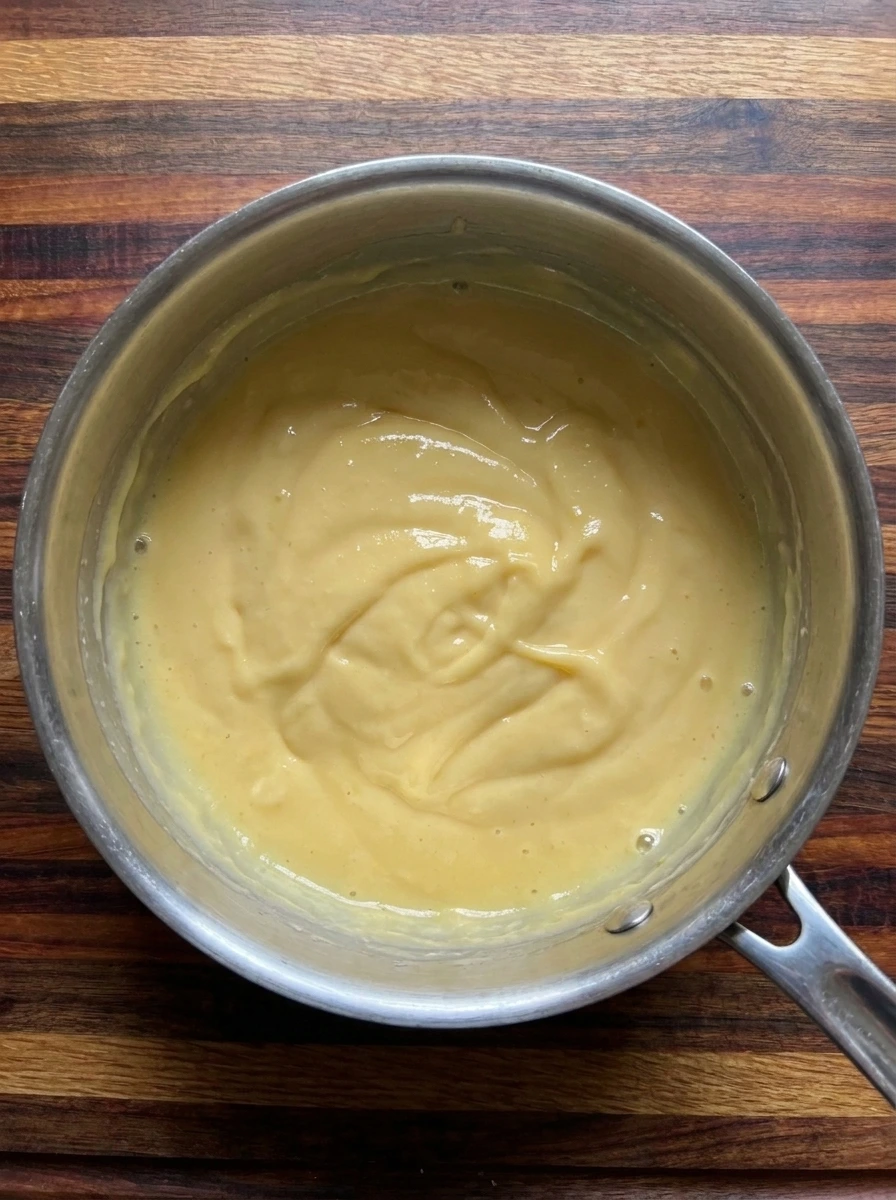 Thick vanilla custard for Banana Cream Pie
