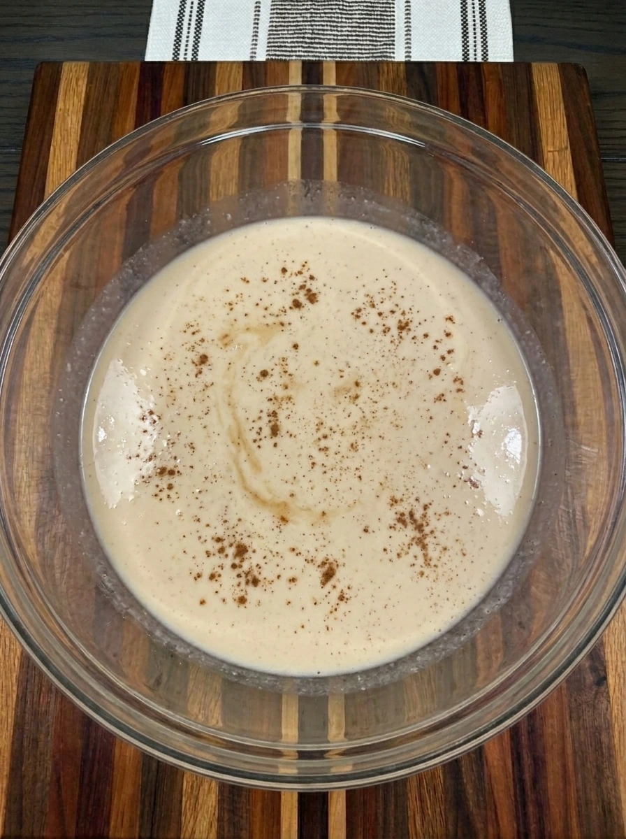 Cinnamon custard for Cinnamon French Toast Bake