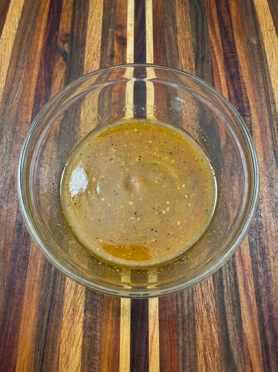 Maple Dijon dressing for Pecan Apple Salad