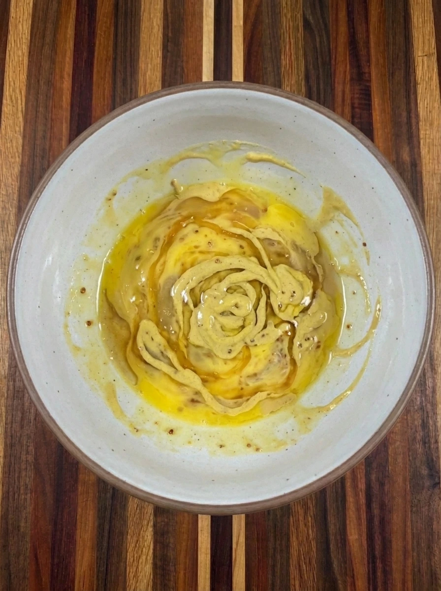 Mustard egg dip for Pecan Crusted Chicken