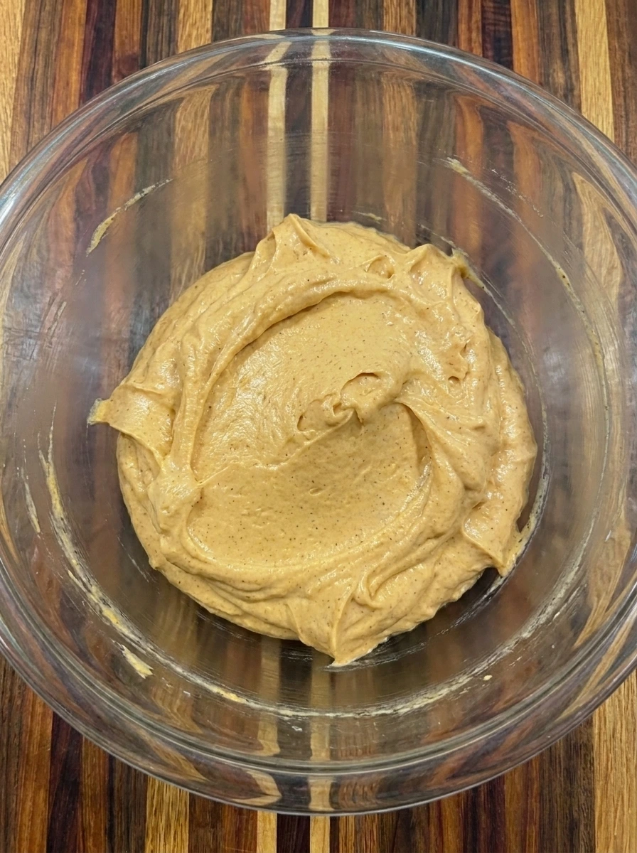 Creamy pumpkin cheesecake filling for brownies