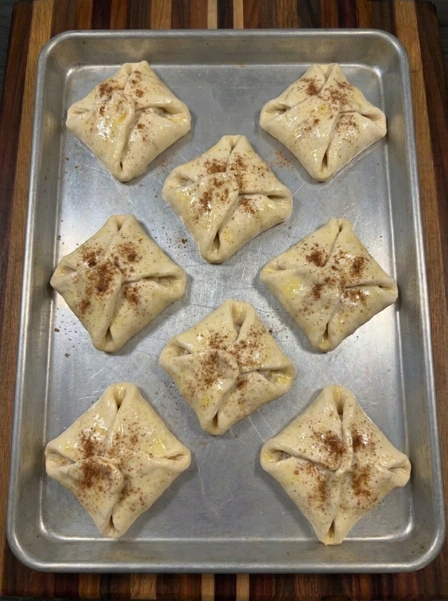 Step 4 for making Banana Cream Cheese Bites