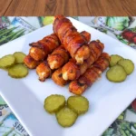 Nashville Bacon Mozzarella Sticks with crisp bacon and spicy hot butter