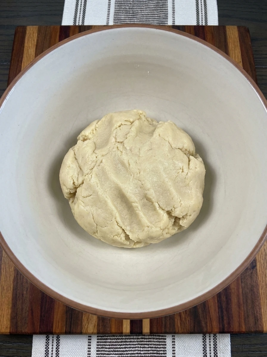 Soft cookie dough mixed for Pumpkin Pie Cookies