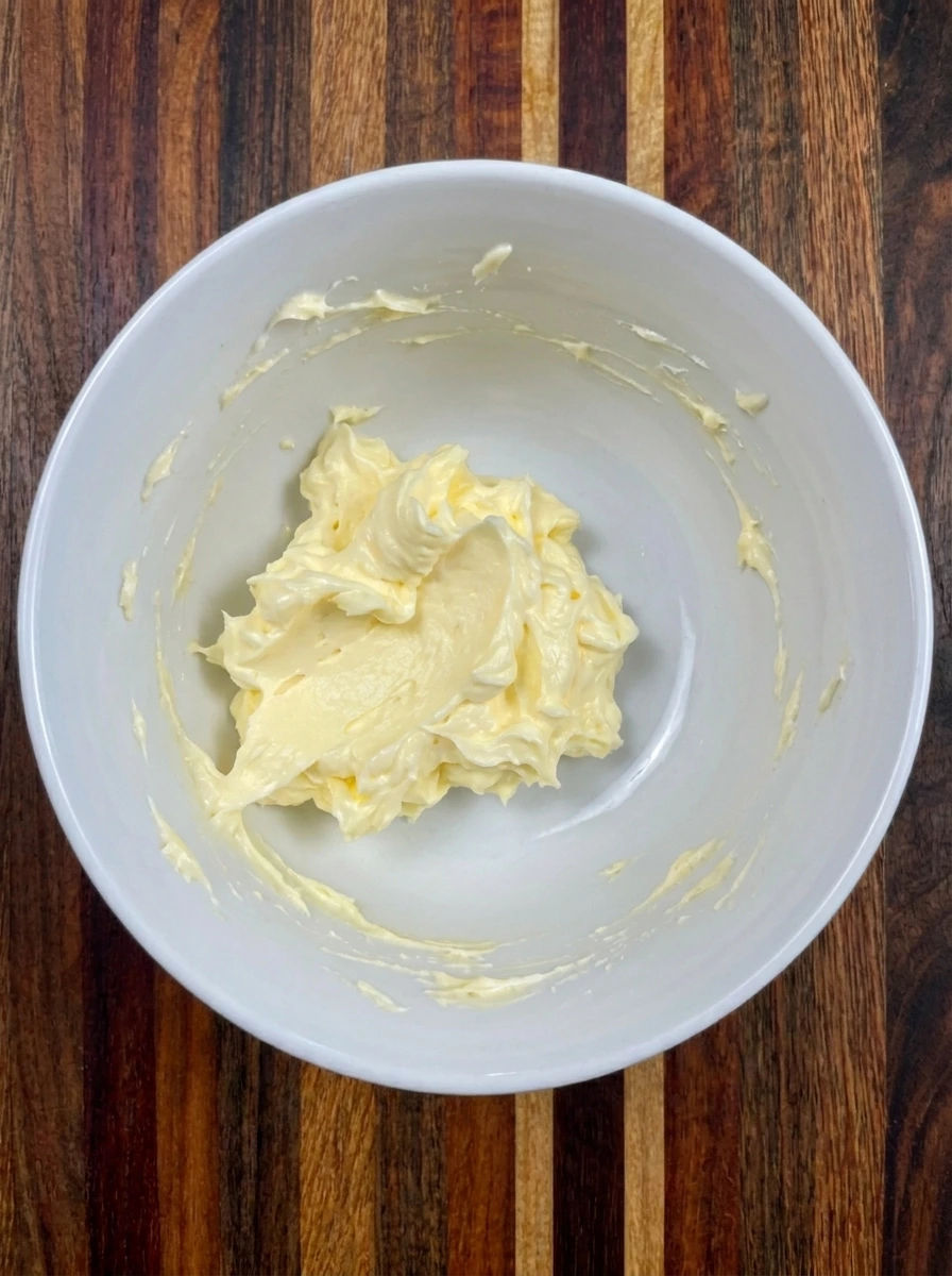 Softened unsalted butter beaten until light and creamy for Pumpkin Spice Honey Butter.